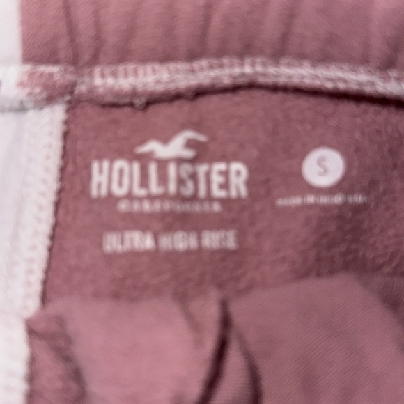 🖤HOLLISTER ULTRA HIGH RISE PINK COLORBLOCK LOUNGE SHORTS SIZE S🖤 - Picture 4 of 7